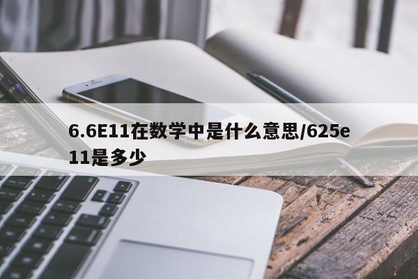 6.6E11在数学中是什么意思/625e11是多少